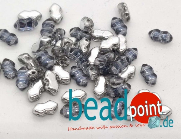 Spear Bead Backlit Crystal BLUE STAR 5x9mm 50 Stück