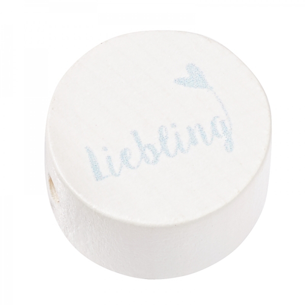 Schnulli-Scheibe Liebling 20 x 10 mm, hellblau, Btl. à 2 St.