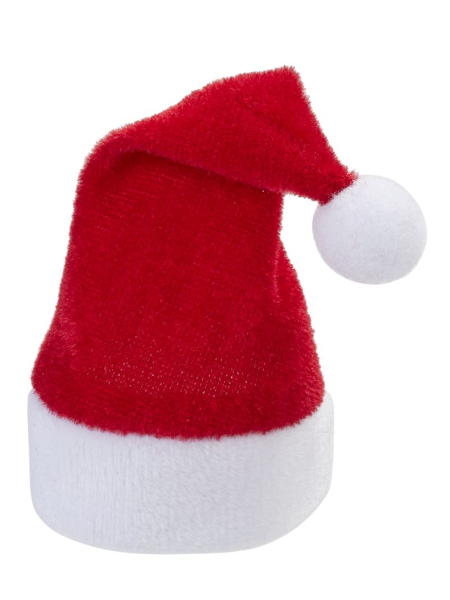 Nikolaus-Mütze, 7 x 11 cm, rot-weiß, Btl. à 2 St.