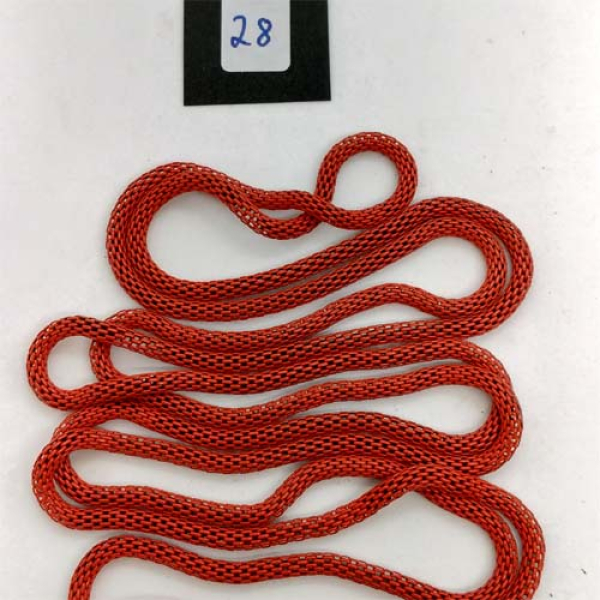 BugleMesh Band orangerot 1m