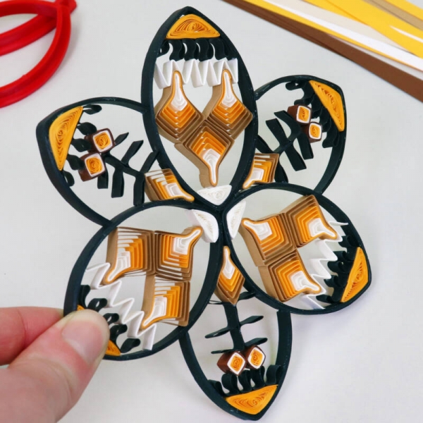 African Sun Mandala Template