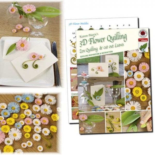 Flower quilling instruction 21,0 x 29,7 cm