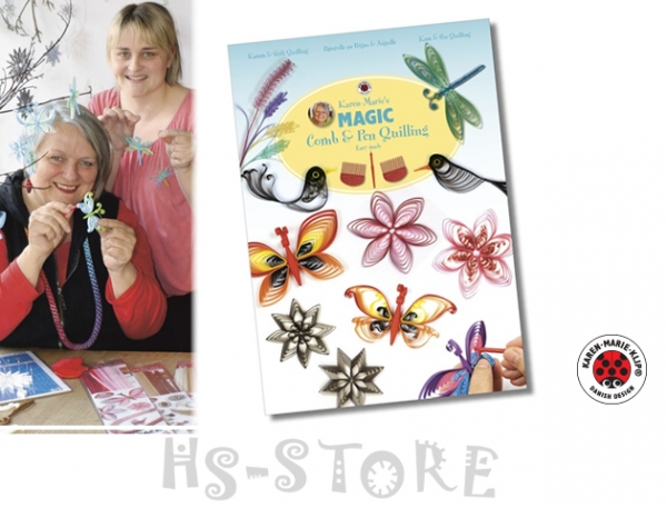 KM´s Magic comb & pen quilling 1 St. 32 Seiten/Page