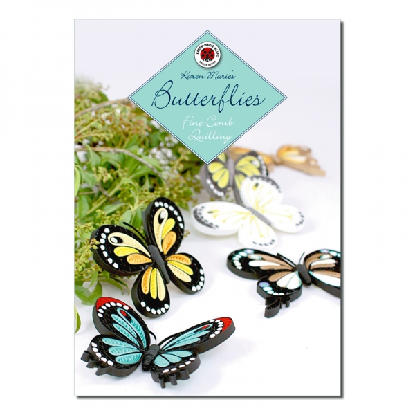 Butterflies Fine Comb Quilling Heft