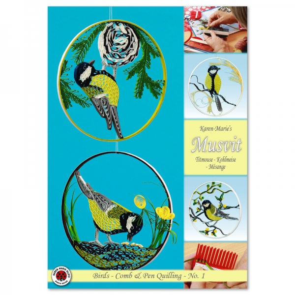 Kohlmeisen Quilling Heft