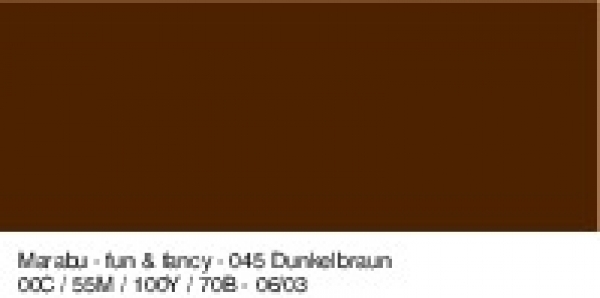 Marabu-fun&fancy 045, 80 ml dunkelbraun
