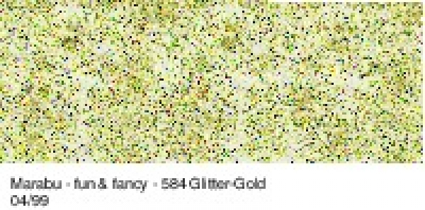 Marabu-fun&fancy 584, 80 ml Glitter-Gold