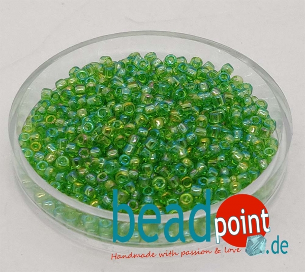 Matsuno Seedbeads 15/0 Transparent Rainbow #19R 100gr.