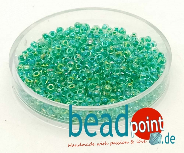 Matsuno Seedbeads 15/0 Trans Inside Colour Rainbow #320 7,5