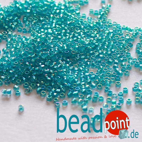 Matsuno Seedbeads 15/0 Trans Inside Colour Rainbow #321 7,5