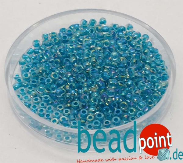 Matsuno Seedbeads 15/0 Trans Inside Colour Rainbow #322 100g