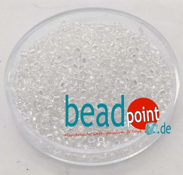 Matsuno Seedbeads 15/0 Transparent Lustered #4L 7,5 gr.