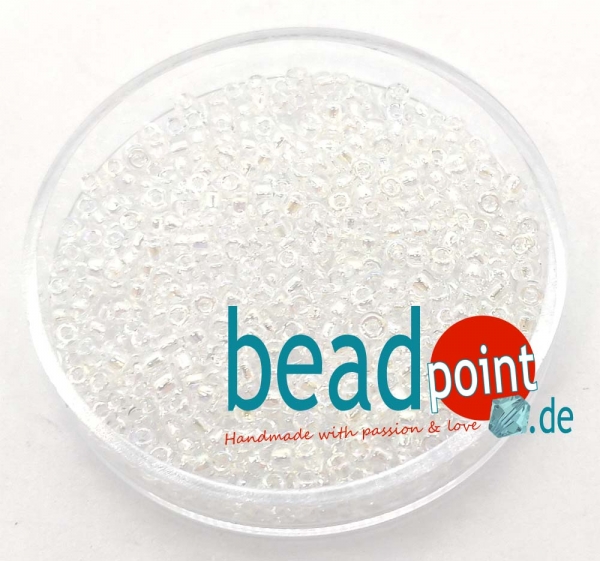 Matsuno Seedbeads 15/0 Transparent Rainbow #4R 100gr.