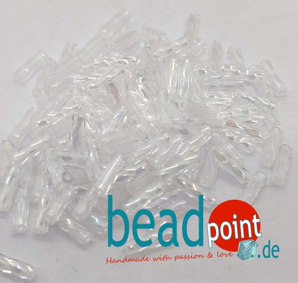 Matsuno Spiral Bead 6mm crystal AB #4R 10gr.