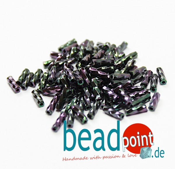Matsuno Spiral Bead 6mm hematite #90401 10gr.