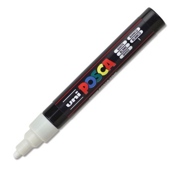182501 Marker POSCA konische Spitze mittel Weiß