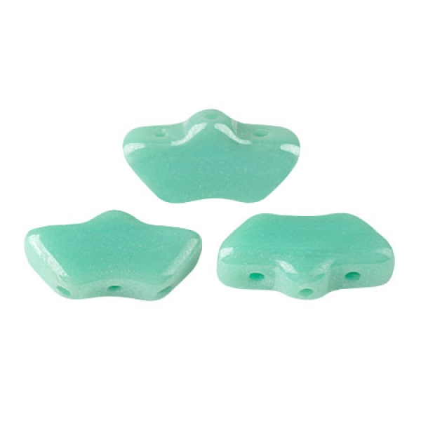 DELOS® PAR PUCA® OPAQUE GREEN TURQUOISE LUSTER 30pcs