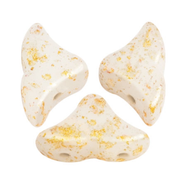 HELIOS® PAR PUCA® OPAQUE WHITE SPLASH 40pcs