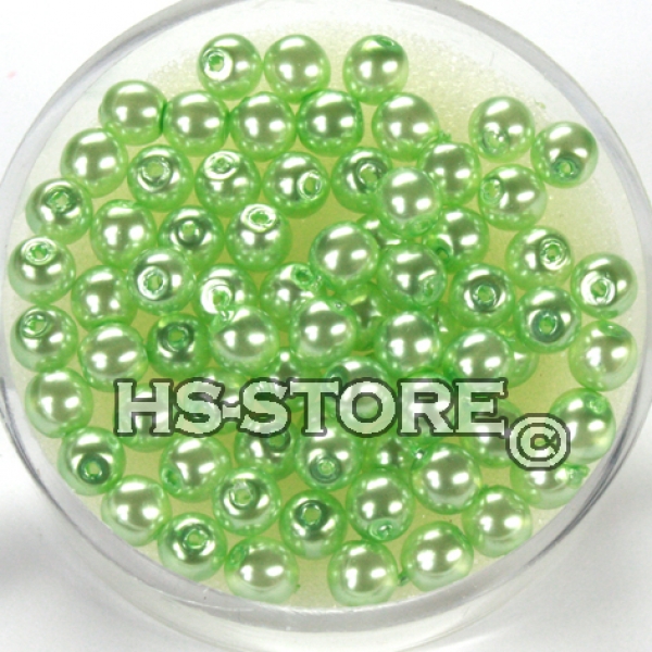 Crystal Renaissance Perle 4mm hellgrün 75St