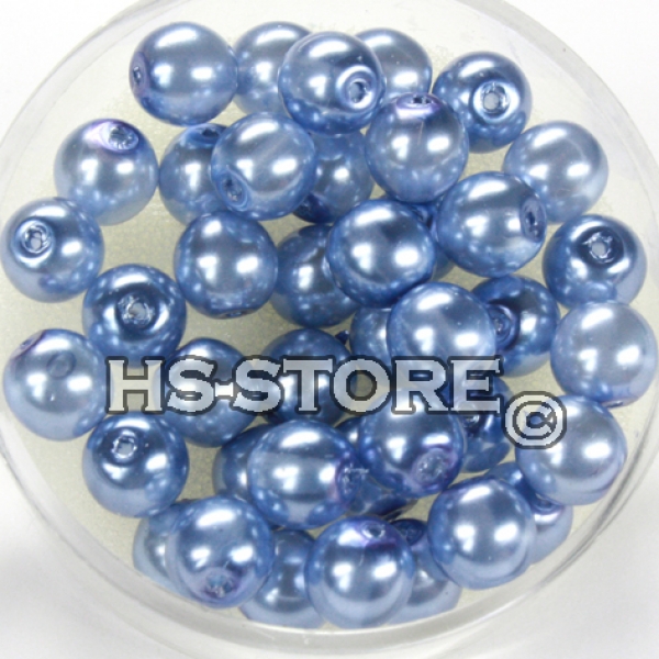 Crystal Renaissance Perle 6mm blau 40St