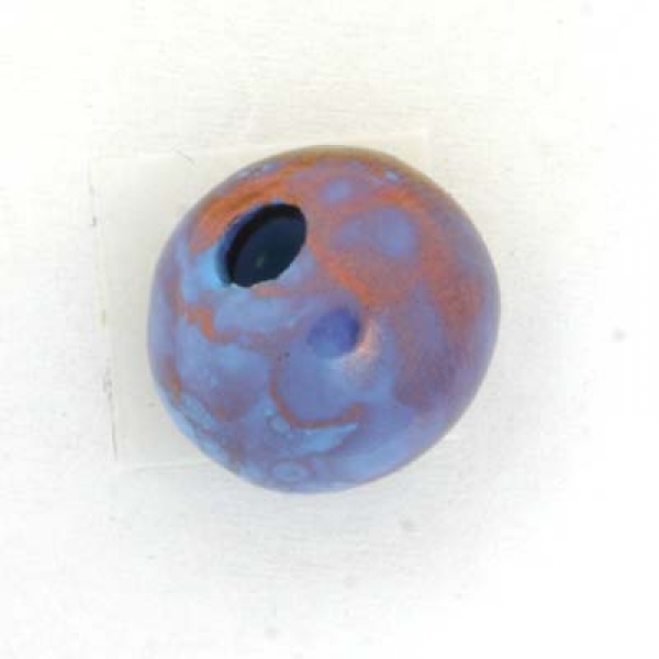 Keramikperle 12 mm blau