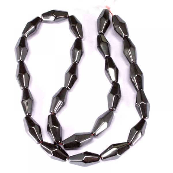 Hematite Olive 6*12mm geschliffen 1 Strang