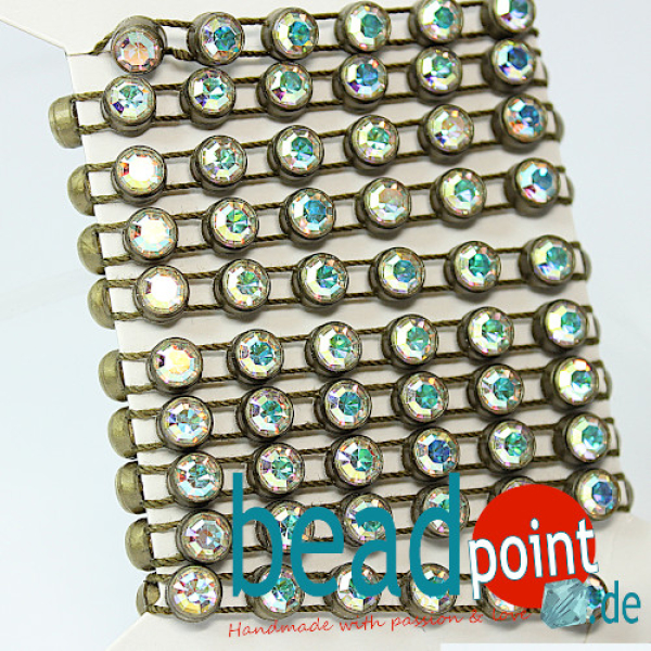 Banding4YOU 491 1R SS19 Crystal AB antique gold 1M
