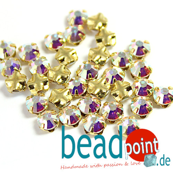 MXM Chaton Rose/Montees SS16 crystal AB /GL 35 Stück