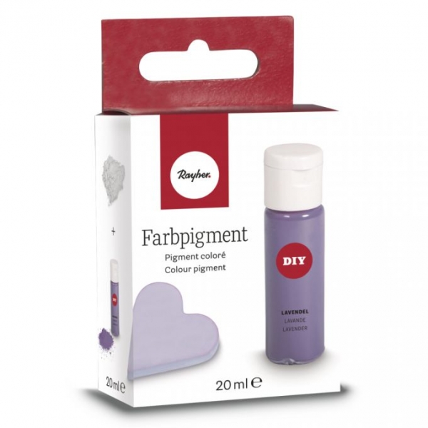 Farbpigment, lavendel, PET Flasche, SB-Box 20ml