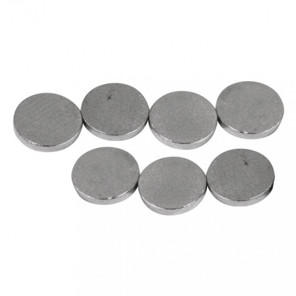 Magnet, 6 mm ø, Stärke 1 mm, SB-Btl. 20 Stück