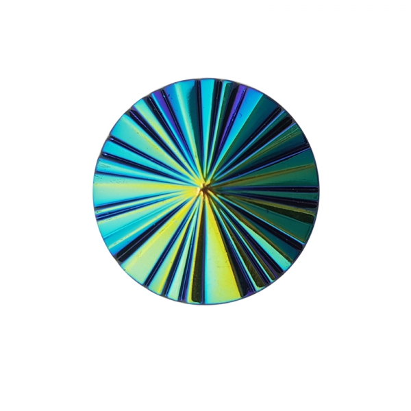 Pyramide Cabochon Schwarz AB 18mm