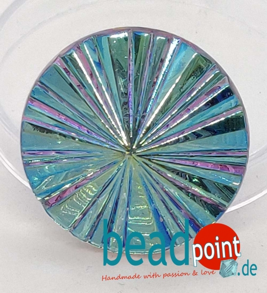 Pyramide Cabochon Kristall vitrail light AB 27mm
