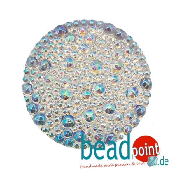 Bubble Cabochon kristall AB CAL 27mm