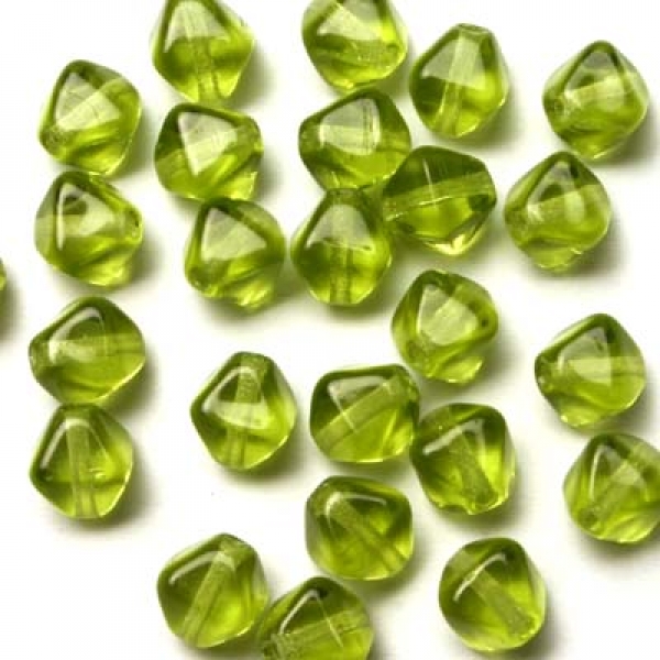 Pyramidenperle oliv 5022 25 Stück