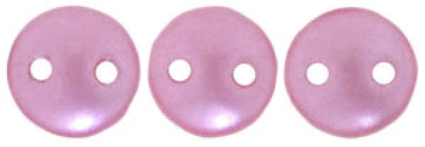 Lentil 6mm Pearl Coat Flamingo Czech Mates 50 Stück