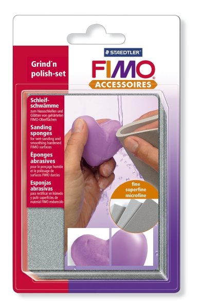 FIMO accessoires Schleifschwamm-Set
