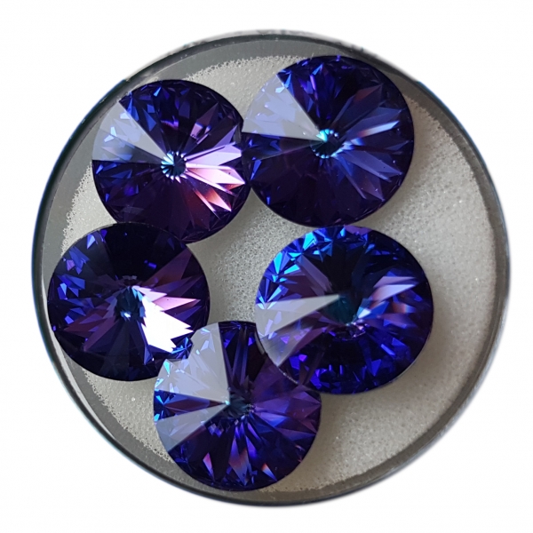 Swarovski Rivoli  Crystal Helio F 14 mm 5 Stück