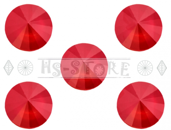 Swarovski Rivoli Crystal Royred S F 14 mm 5 Stück