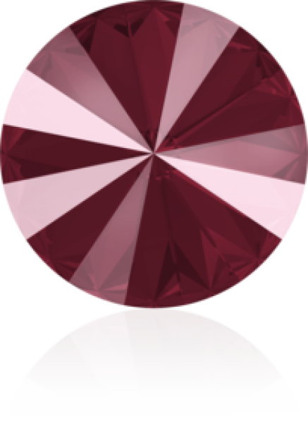 Swarovski Rivoli Crystal Darkred S F 14 mm 5 Stück