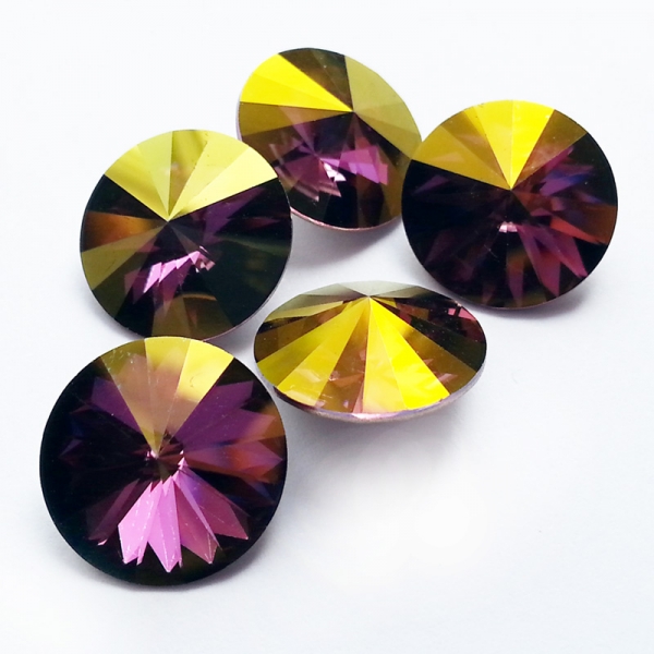 Swarovski Rivoli Lilac Shadow 14 mm 5 Stück