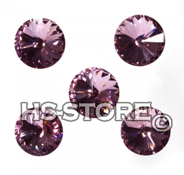 Swarovski Rivoli  light Amethyst F 14 mm 5 Stück