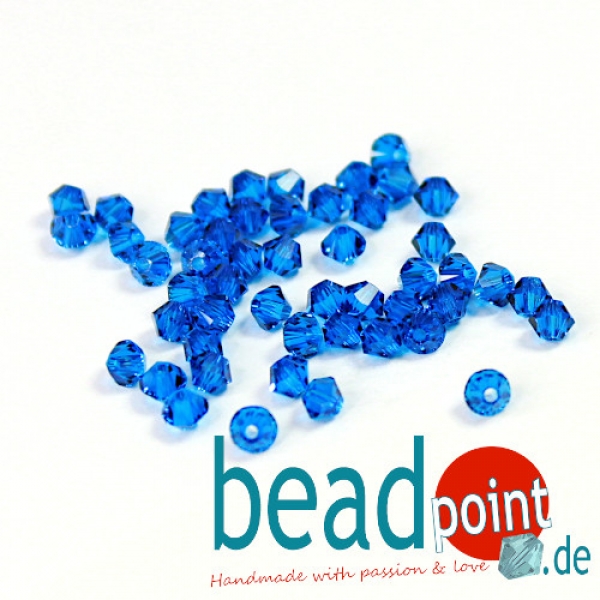 Swarovski Capri Blue 3mm 50 Stück