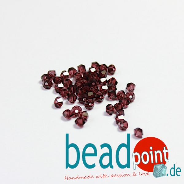 Swarovski Burgundy 3mm 50 Stück