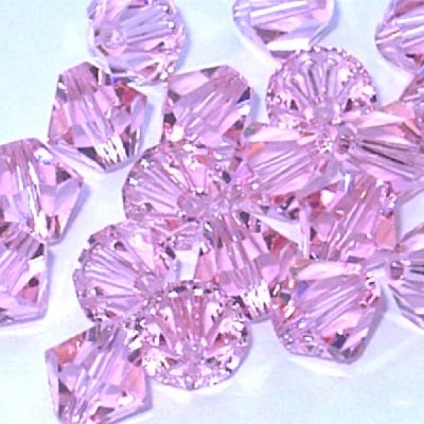 Swarovski Light Rose 6 mm 25 Stück
