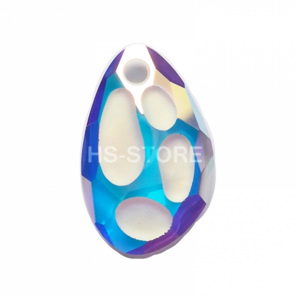 Swarowski Radiolarian Pendant Crystal AB 34x22mm 1 Stück