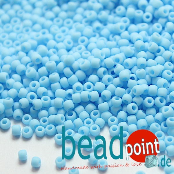 TOHO Roc 11/0 Opaque Frosted Blue Turquoise #43F 12gr