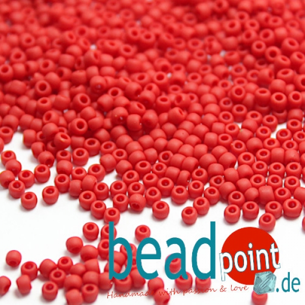 TOHO Roc 11/0 Opaque Frosted Pepper Red #45F 12gr