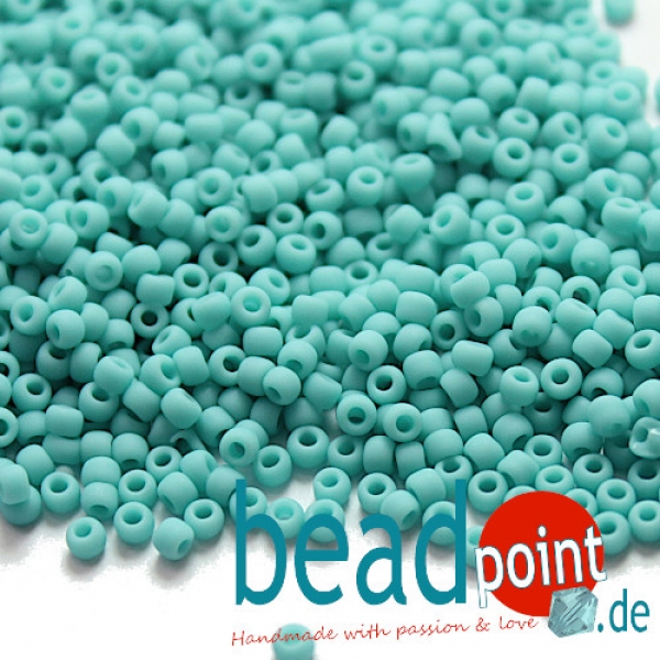 TOHO Roc 11/0 Opaque Frosted Turquoise #55F 12gr