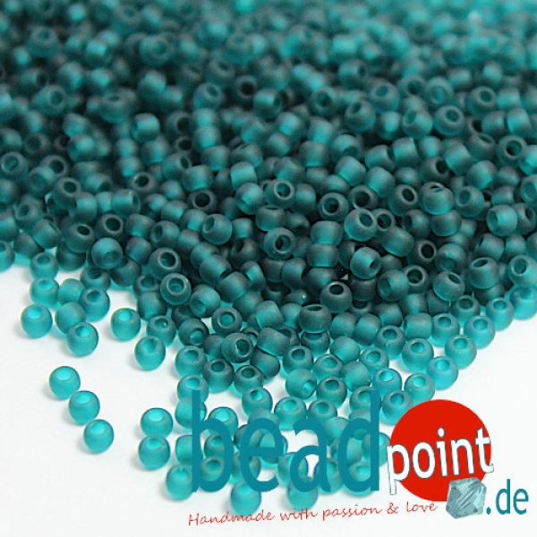 TOHO Roc 11/0 Transparent Frosted Teal #7BDF 12gr
