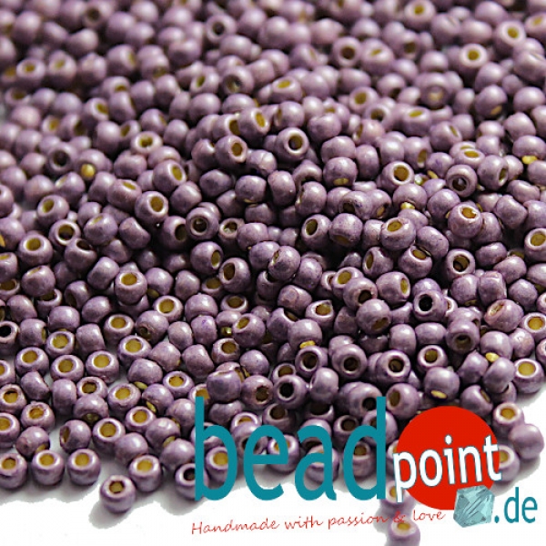 TOHO Roc 11/0 PermaFinish Galv Fro Pale Lilac #PF579F 12gr